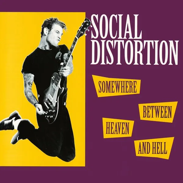 SOCIAL DISTORTION – somewhere between heaven and hell (yellow) (LP Vinyl)