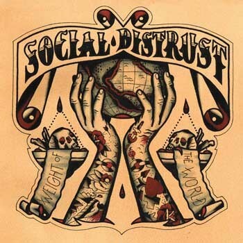 SOCIAL DISTRUST, weight of the world cover