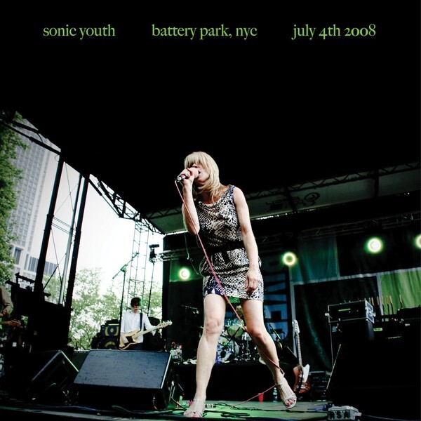 SONIC YOUTH, battery park nyc 2008 cover