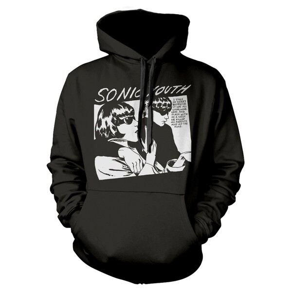 SONIC YOUTH, goo hoodie (boy) black cover