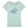 STEFANIE SCHRANK – birdfriends (girl), caribean blue (Textil)
