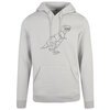 STEFANIE SCHRANK – dinobot 3000 (kapu), light asphalt (Textil)