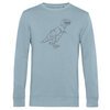 STEFANIE SCHRANK – dinobot 3000 (sweater), blue fog (Textil)