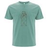STEFANIE SCHRANK – ukulelenbär (boy), slate green (Textil)