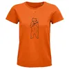 STEFANIE SCHRANK – ukulelenbär (girl), orange (Textil)