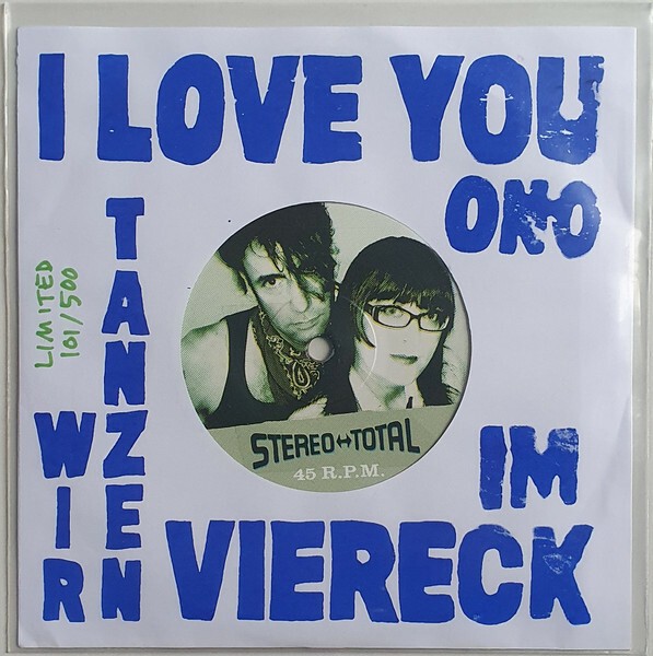 Cover STEREO TOTAL, i love you ono/wir tanzen im viereck