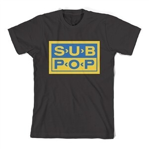 SUB POP – logo (unisex), black (Textil)