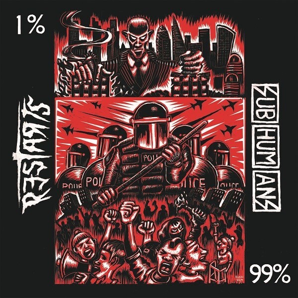 SUBHUMANS / THE RESTARTS – split (7" Vinyl)