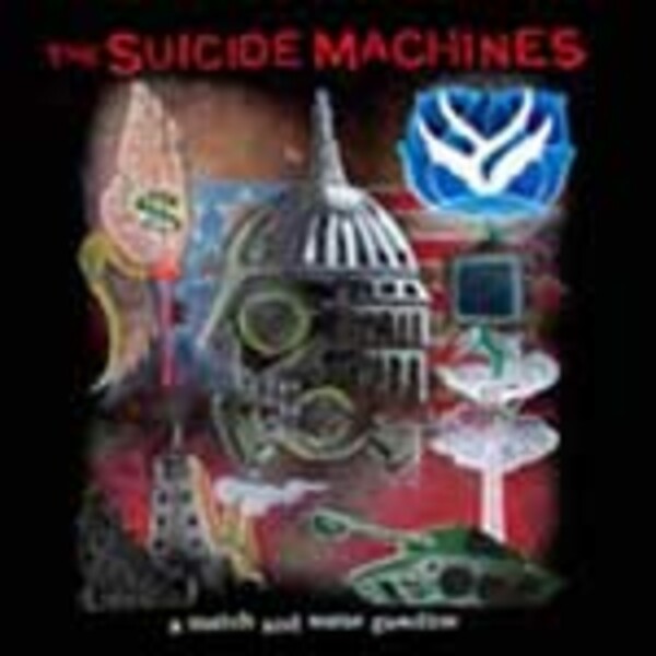 SUICIDE MACHINES, a match and some gasoline cover