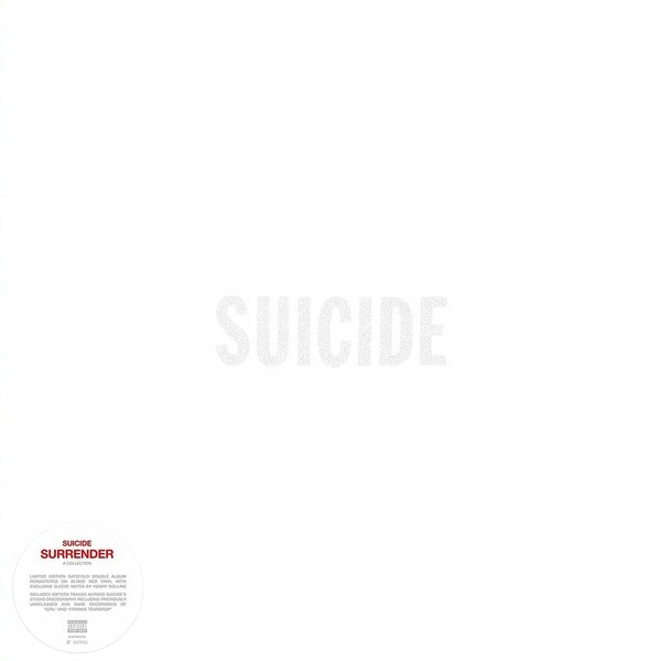 SUICIDE, surrender: a collection cover