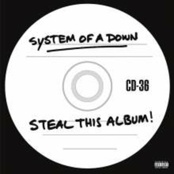 SYSTEM OF A DOWN, steal this album cover