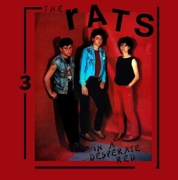 Cover THE RATS (DEAD MOON), in a desperate red