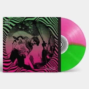 Cover THEE OH SEES, live at levitation (neon pink & green)