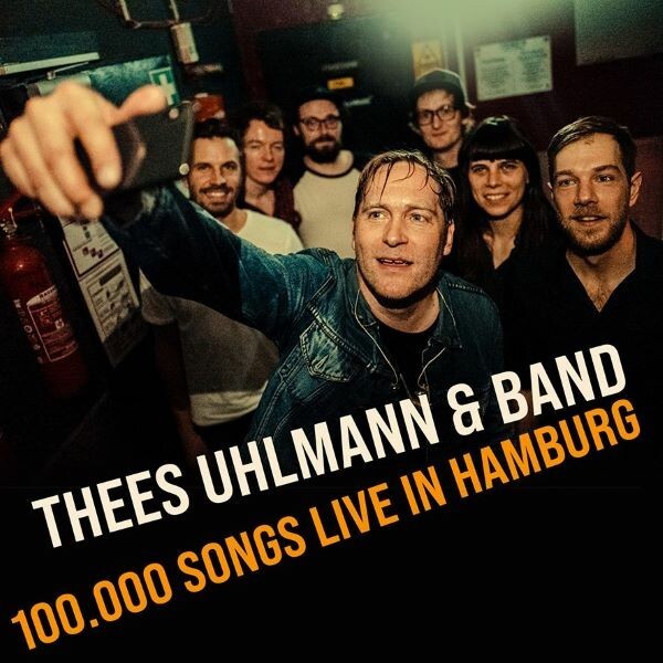 Cover THEES UHLMANN, 100.000 songs live in hamburg