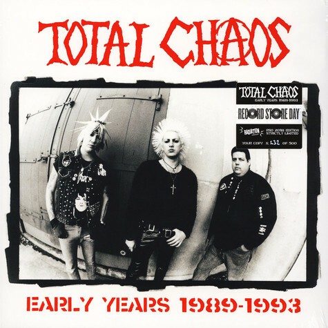 Cover TOTAL CHAOS, early years 1989-1993 (RSD)