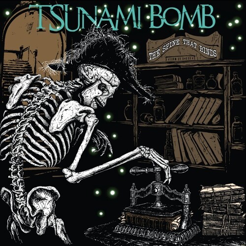 TSUNAMI BOMB, the spine that binds cover