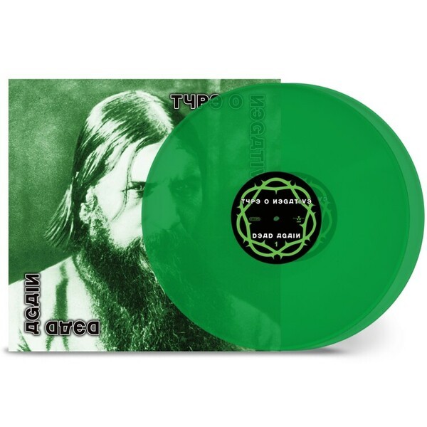 TYPE O NEGATIVE, dead again (light tranparent green vinyl) cover
