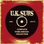 Cover UK SUBS, complete punk singles