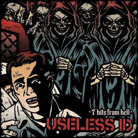 Cover USELESS ID, 7 hits from hell