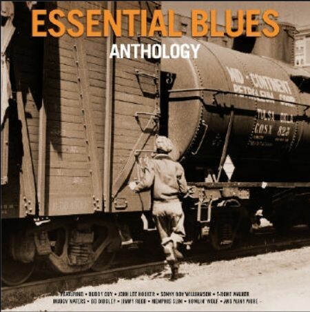 Cover V/A, essential blues anthology