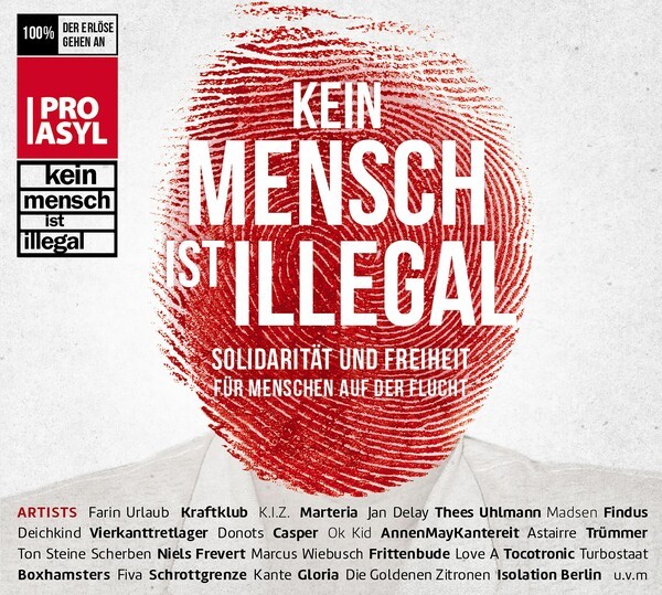 Cover V/A, kein mensch ist illegal