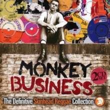 Cover V/A, monkey business - definitive skinhead reggae coll.