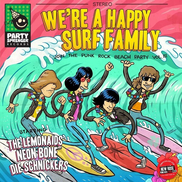 V/A – we´re a happy surf family (7" Vinyl)
