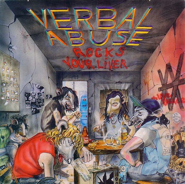 VERBAL ABUSE – rocks your liver (re-issue) (LP Vinyl)