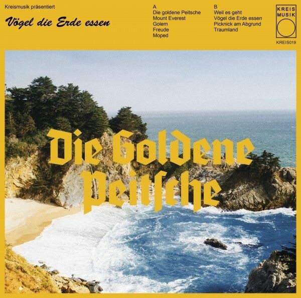 Cover VÖGEL DIE ERDE ESSEN, die goldene peitsche