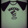 VOODOO RHYTHM – baseball skull logo (girl) white (Textil)