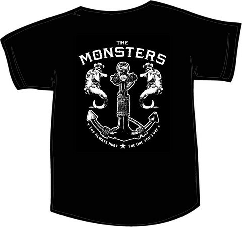 VOODOO RHYTHM – monsters anchor (girlie) black (Textil)
