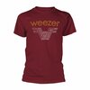 WEEZER – logo (boy) wine red (Textil)
