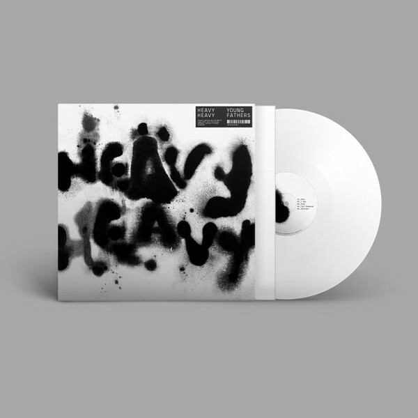 Cover YOUNG FATHERS, heavy heavy (white deluxe vinyl)