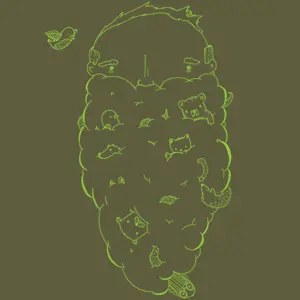 ZUM HEIMATHAFEN – beardman (boy), desert dust (Textil)