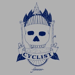 ZUM HEIMATHAFEN – cyclist forever (girl), vintage white (Textil)