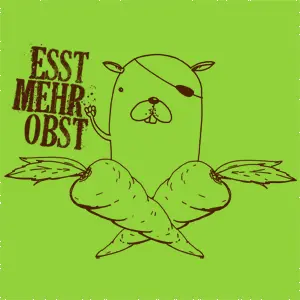ZUM HEIMATHAFEN – esst mehr obst (kapu), sage green (Textil)