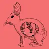 ZUM HEIMATHAFEN – inside the rabbit (girl), coral (Textil)