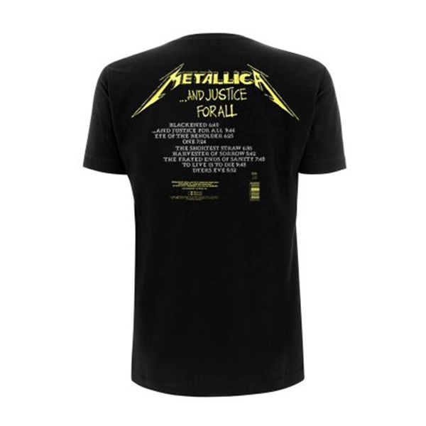 METALLICA, and justice for all tracks (boy) black (L)