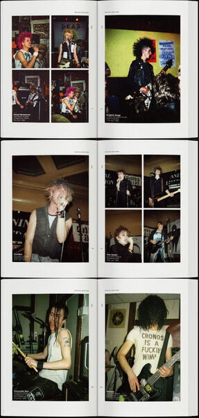 PAUL MAY, shot from both sides - photos of uk punkgigs 81-86 (PA)