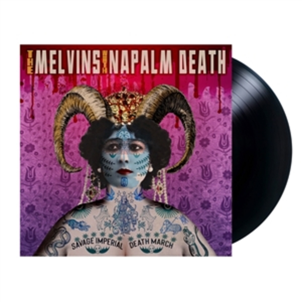 MELVINS WITH NAPALM DEATH, savage imperial death (LP)
