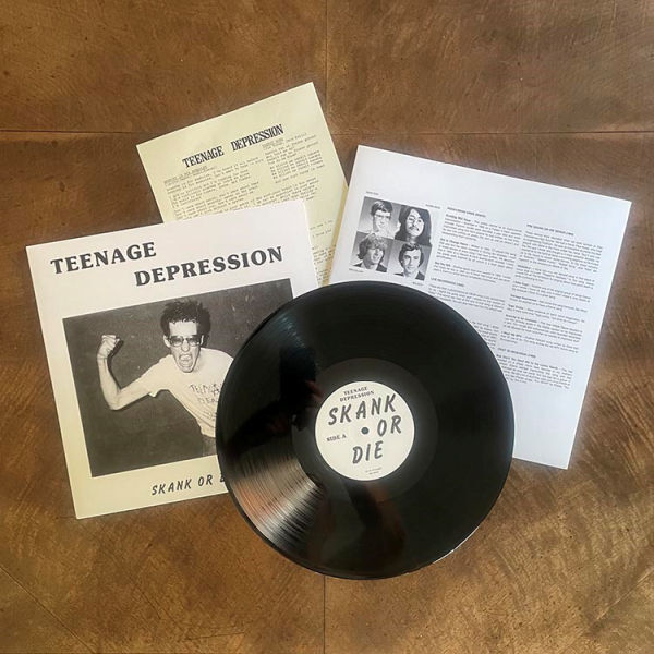 TEENAGE DEPRESSION, skank or die (LP+CD)