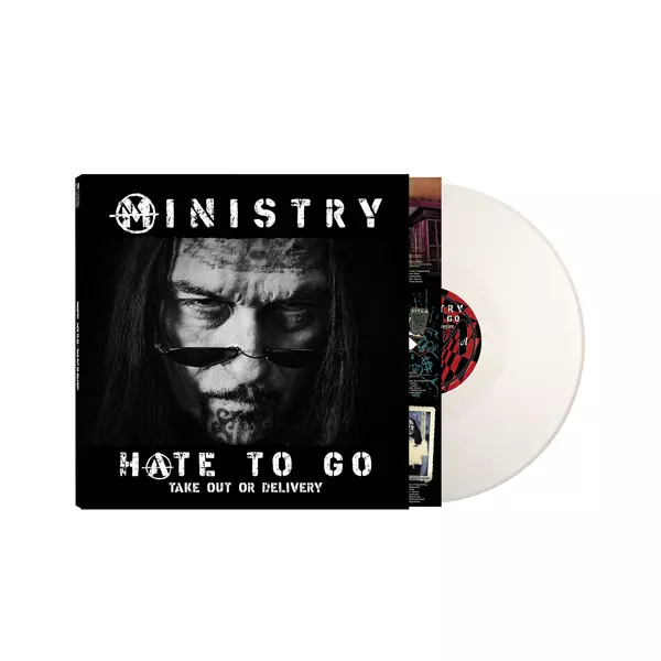 MINISTRY, hate to go (white) (LPcol)