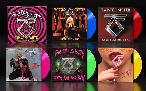 TWISTED SISTER, totally twisted - the studio albums 1982-1987 (LP-BOX)
